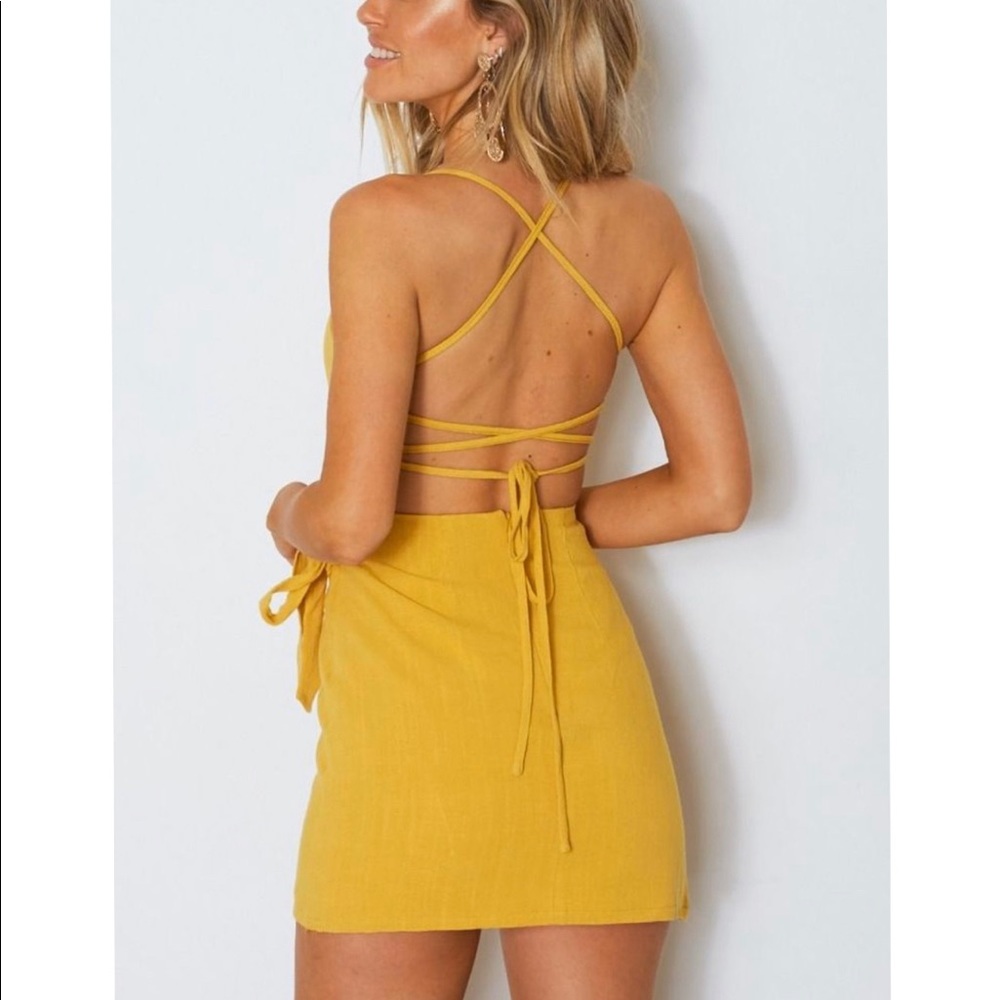 White fox Boutique To the Point Dress